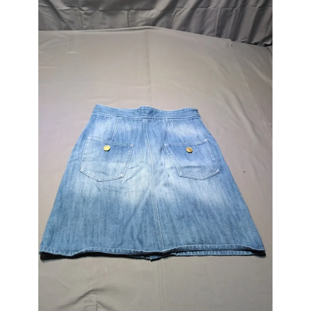 Isabel Marant Etoile Denim‎ Button Front Mini Skirt Women's Size 38